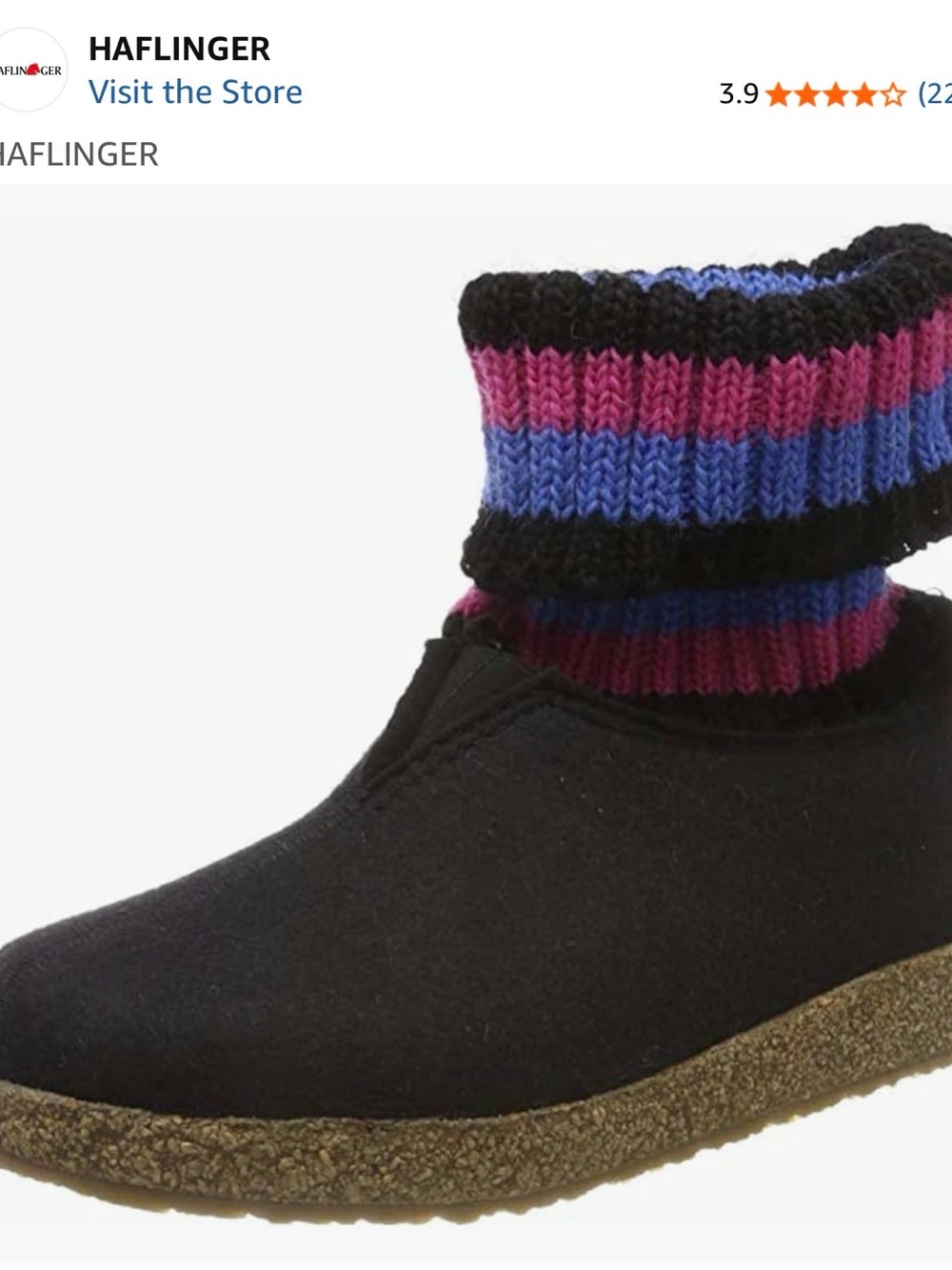 Wool Slipper Boots Hard Cork Sole